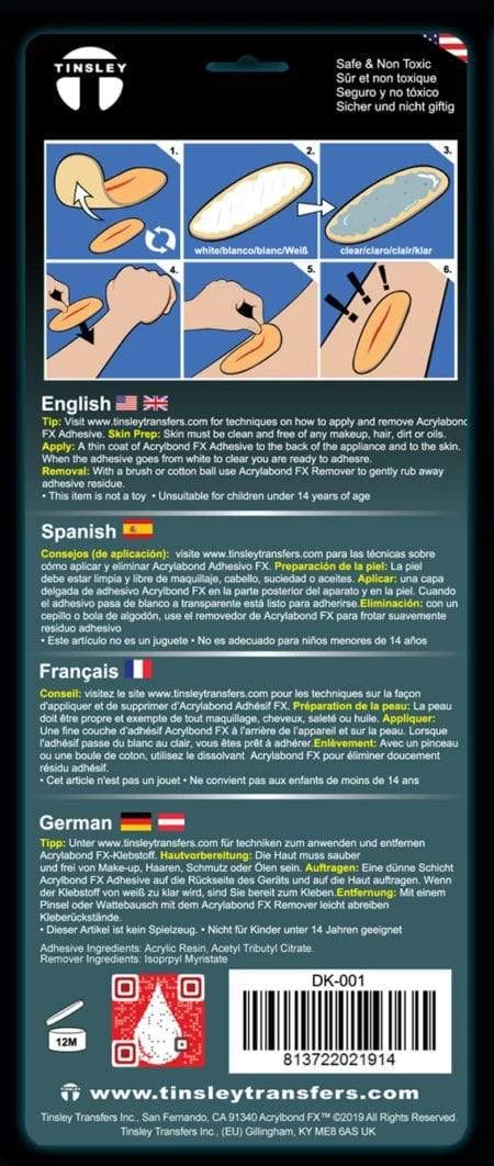 Tinsley Transfers Cosmetic Glue Acrylbond Adhesive And Remover Buy Costumes 5 Tinsley Transfers Cosmetic Glue Acrylbond Adhesive And Remover Buy Costumes