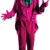 Disguises Costumes Joker Batman Classic TV Series Collector's Edition Adult Hire Costume Mens