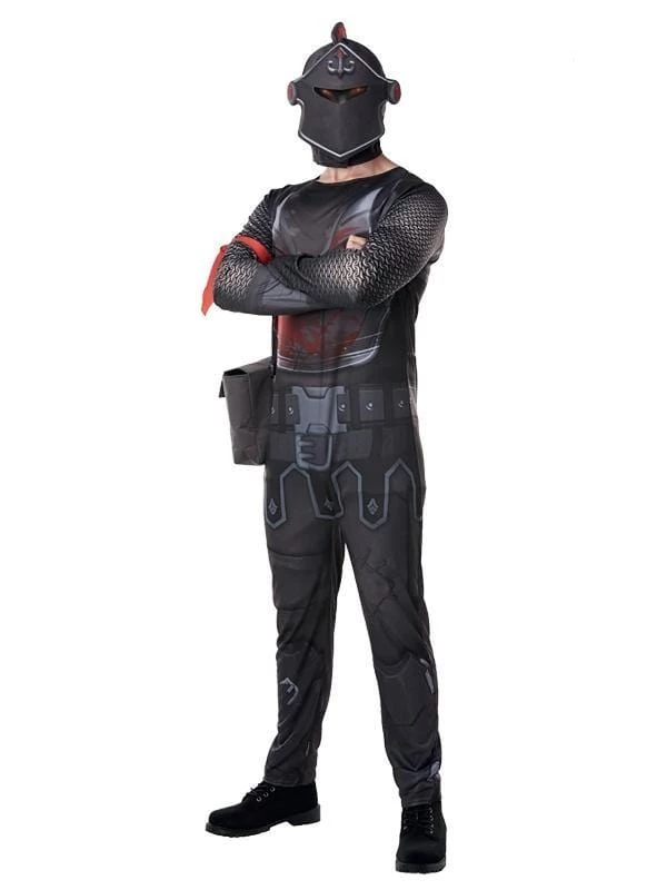 Rubies Black Knight Fortnite Costume Mens 3 Rubies Black Knight Fortnite Costume Mens