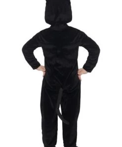 Smiffy's Black Cat Hooded Jumpsuit Toddler Halloween Costume