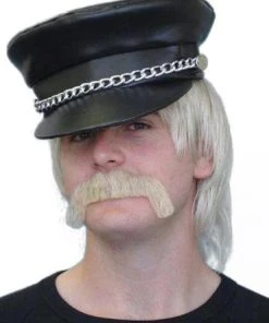 Carnival Products Merv Blonde Handlebar Mustache Costume Stick-on Mo Mens
