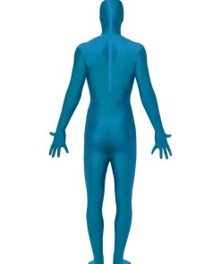 Smiffys Mens Blue Second Skin Suit 7 Smiffys Mens Blue Second Skin Suit
