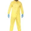 Smiffys Breaking Bad Costume Yellow Hazmat Suit Mens
