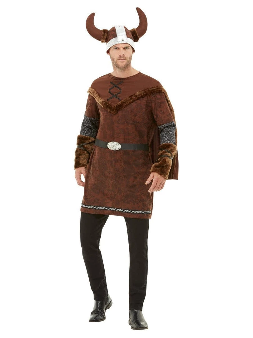 Smiffys Mens Brown Viking Costume 4 Smiffys Mens Brown Viking Costume