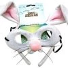 Sweidas Bunny White Rabbit Animal Headband And Mask Dress Up Set Kids 1 Sweidas Bunny White Rabbit Animal Headband And Mask Dress Up Set Kids