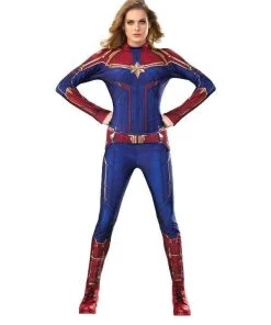 Rubies Captain Marvel Avengers Deluxe Womens Superhero Costume