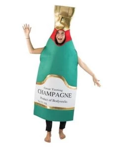 Bodysocks UK Womens Champagne Bottle Costume