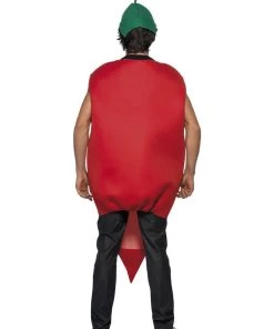 Smiffys Mens Chilli Red Hot Costume 8 Smiffys Mens Chilli Red Hot Costume