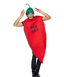 Smiffys Mens Chilli Red Hot Costume 9 Smiffys Mens Chilli Red Hot Costume