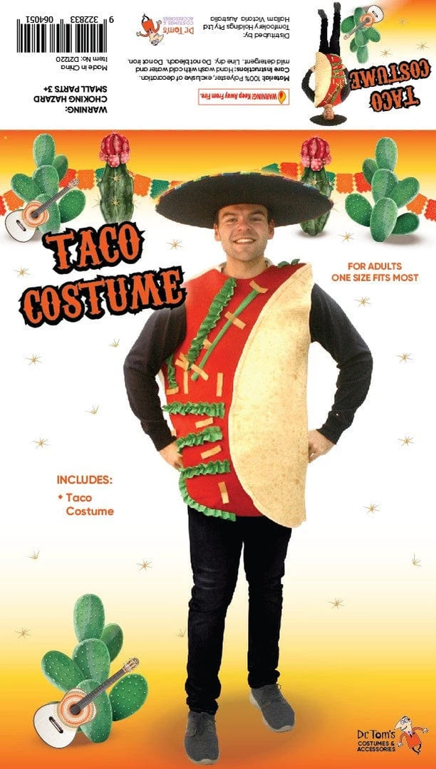 Tomfoolery Taco Costume 3 Tomfoolery Taco Costume