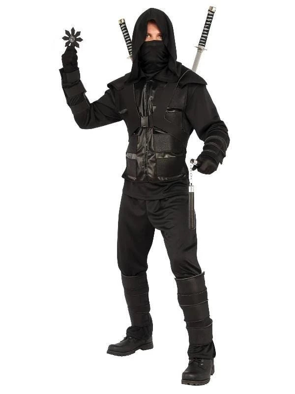 Rubie's Ninja Dark Adult Men's Costume 3 Rubie's Ninja Dark Adult Men's Costume