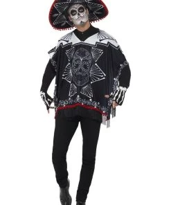 Smiffy's Bandit Day Of The Dead Mexican Costume