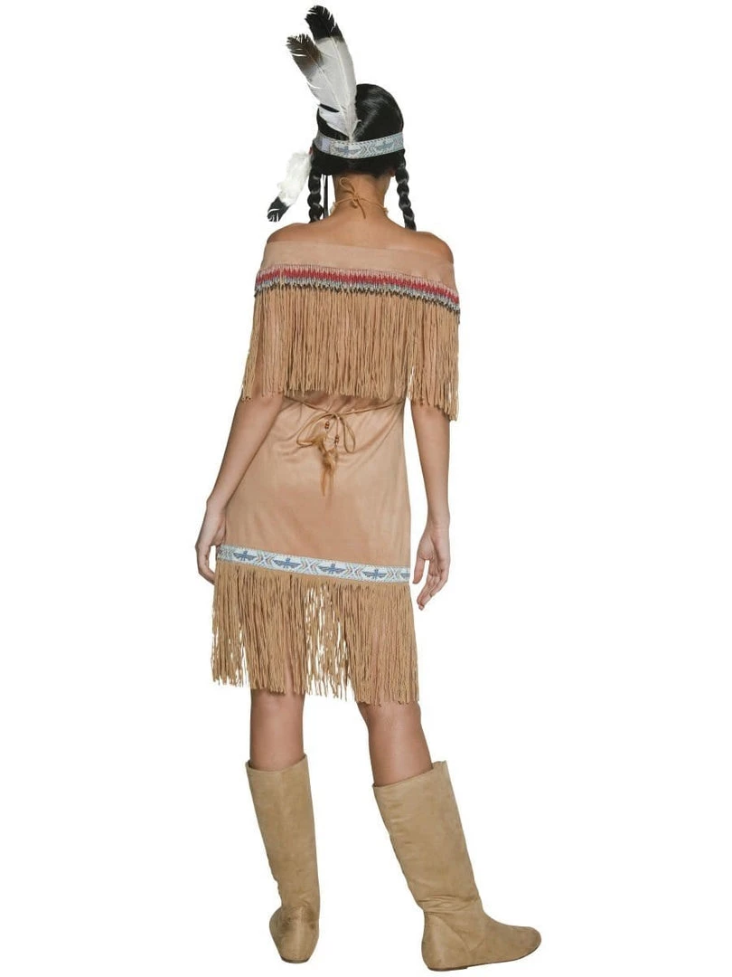 Smiffys Womens Deluxe Native American Inspired Lady Costume 4 Smiffys Womens Deluxe Native American Inspired Lady Costume