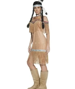 Smiffys Womens Deluxe Native American Inspired Lady Costume 7 Smiffys Womens Deluxe Native American Inspired Lady Costume