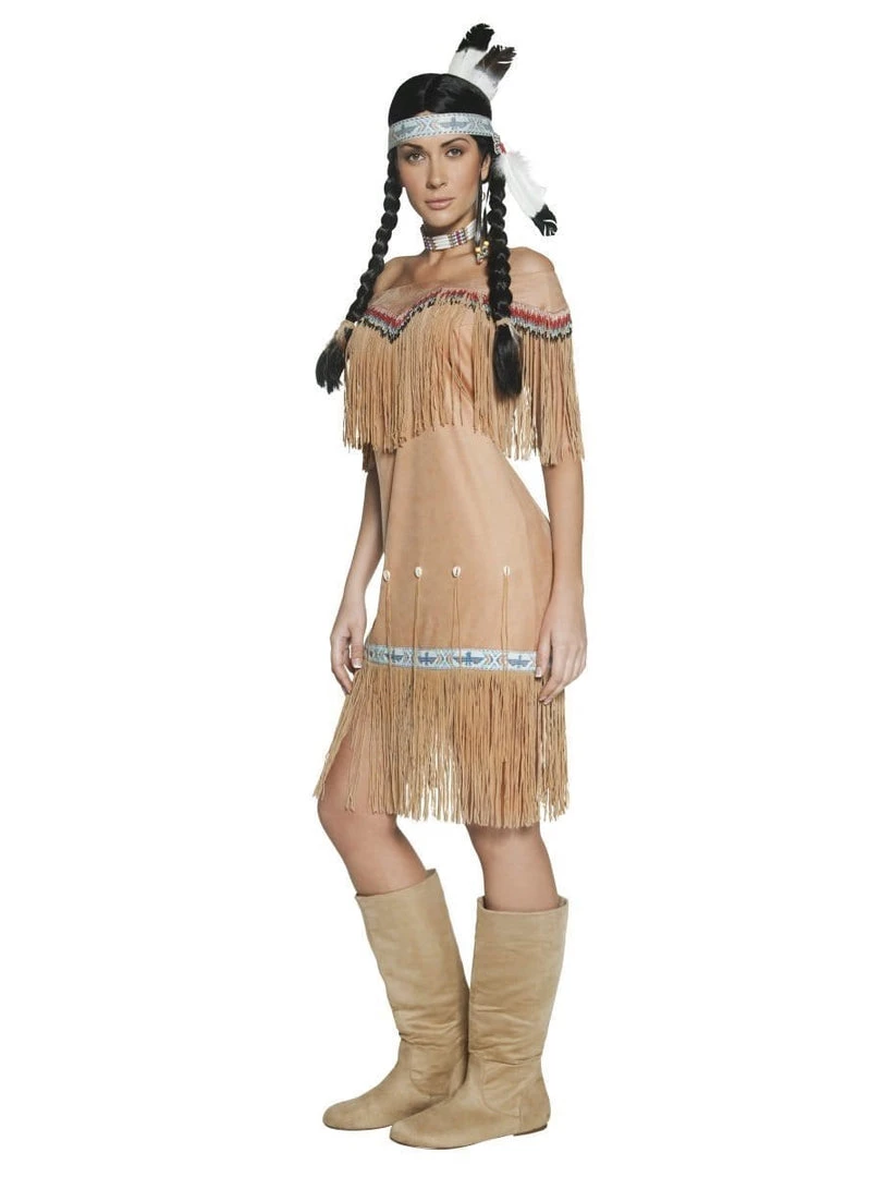 Smiffys Womens Deluxe Native American Inspired Lady Costume 5 Smiffys Womens Deluxe Native American Inspired Lady Costume