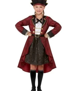 Smiffy's Kids Deluxe Swashbuckler Pirate Costume For Toddlers And Girls
