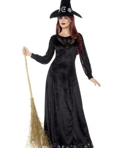Smiffy's Womens Witch Craft Deluxe Adult Halloween Costume