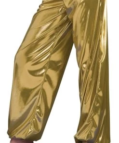 Rubie's Womens Disco Diva 70s Solid Gold Women's Jumpsuit3