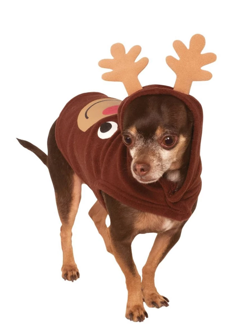 Rubie's Buy Costumes Rudolf The Reindeer Christmas Dog Hoodie Pet Costume 3 Rubie's Buy Costumes Rudolf The Reindeer Christmas Dog Hoodie Pet Costume