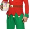 Smiffy's Elf Christmas And Fairy Tale Adult Elf Costume