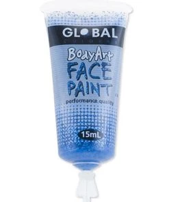 Global Colours Buy Costumes Blue Glitter Body And Face Paint