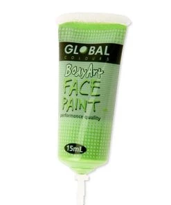 Global Colours Light Green Body And Face Paint 7 Global Colours Light Green Body And Face Paint