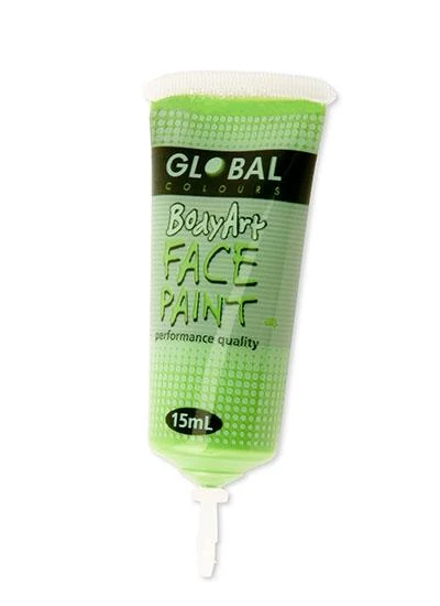 Global Colours Light Green Body And Face Paint 5 Global Colours Light Green Body And Face Paint