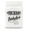 Global Colours White Body And Face Paint Womens