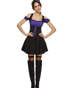 Smiffy's Womens Fever Wicked Witch Adult Costume