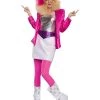 Rubies Womens Glam Rock Barbie Women's 80's Costume