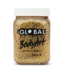 Global Colours Gold Glitter Body And Face Paint Buy Costumes