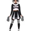 Smiffy's Cheerleader Gothic Halloween Costume