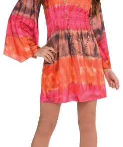 Amscan Womens Groovy 60s Hippie Women's Music Festival Dress