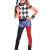 Rubie's Harley Quinn DC Superhero Deluxe Girls Costume Kids 1 Rubie's Harley Quinn DC Superhero Deluxe Girls Costume Kids