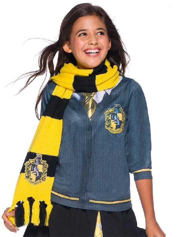 Rubie's Kids Hufflepuff Harry Potter House Scarf 3 Rubie's Kids Hufflepuff Harry Potter House Scarf