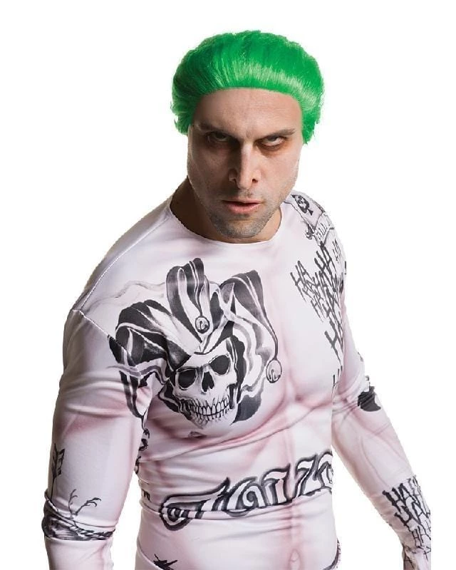 Rubies Joker Suicide Squad Adult Costume Wig Mens 3 Rubies Joker Suicide Squad Adult Costume Wig Mens