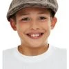 Smiffy's Newspaper Boy Flat Cap Kids Old Fashion Tweed Hat 2 Smiffy's Newspaper Boy Flat Cap Kids Old Fashion Tweed Hat