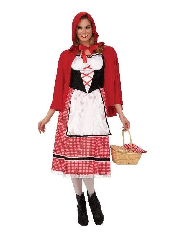 Rubies Womens Little Red Riding Hood Long Women's Fairy Tale Costume 3 Rubies Womens Little Red Riding Hood Long Women's Fairy Tale Costume