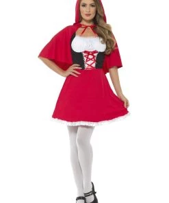 Smiffy's Red Riding Hood Short And Sassy Adult Fairytale Costume Womens