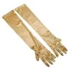Interalia Evening Gloves Long Gold 1920's Elbow Length 20's Costume Accessory 1 Interalia Evening Gloves Long Gold 1920's Elbow Length 20's Costume Accessory