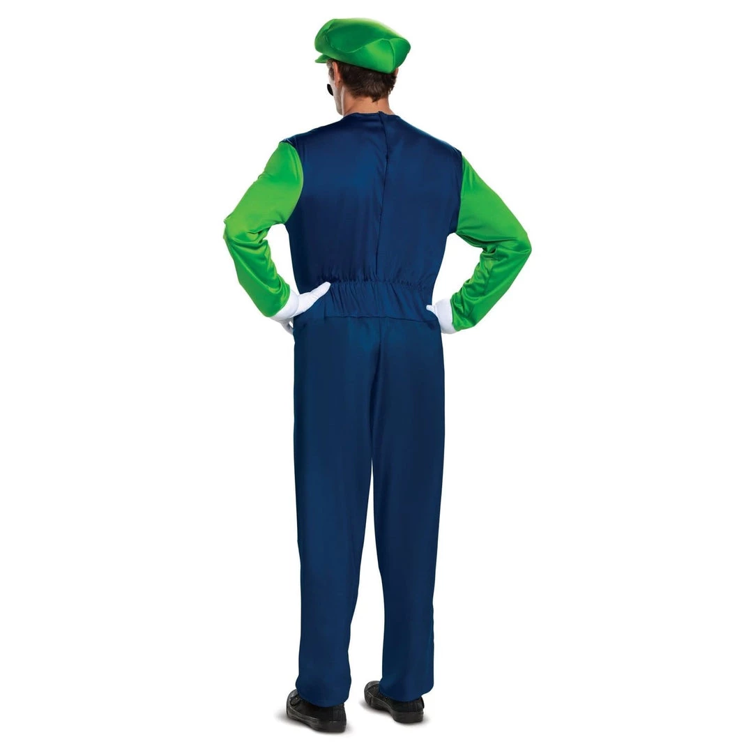 Disguise Super Mario Luigi Deluxe Adult Costume 4 Disguise Super Mario Luigi Deluxe Adult Costume