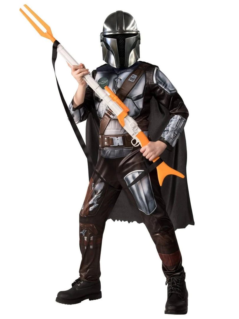 Rubies Kids Mandalorian Deluxe Star Wars Children's Costume 3 Rubies Kids Mandalorian Deluxe Star Wars Children's Costume