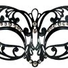 Sweidas Metal Masquerade Mask Black Filigree Buy Costumes 1 Sweidas Metal Masquerade Mask Black Filigree Buy Costumes