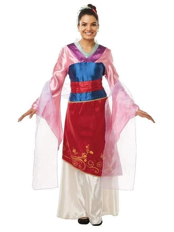 Rubies Womens Mulan Deluxe Women's Disney Costume 3 Rubies Womens Mulan Deluxe Women's Disney Costume