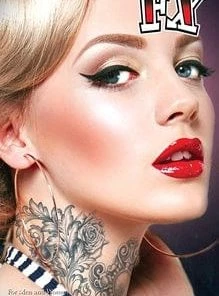 Tinsley Transfers Posh Neck Temporary Tattoo Womens