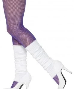 Smiffy's Neon Fluoro 80s Leg Warmers Womens