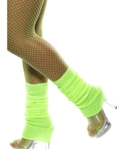 Smiffy's Neon Fluoro 80s Leg Warmers Womens