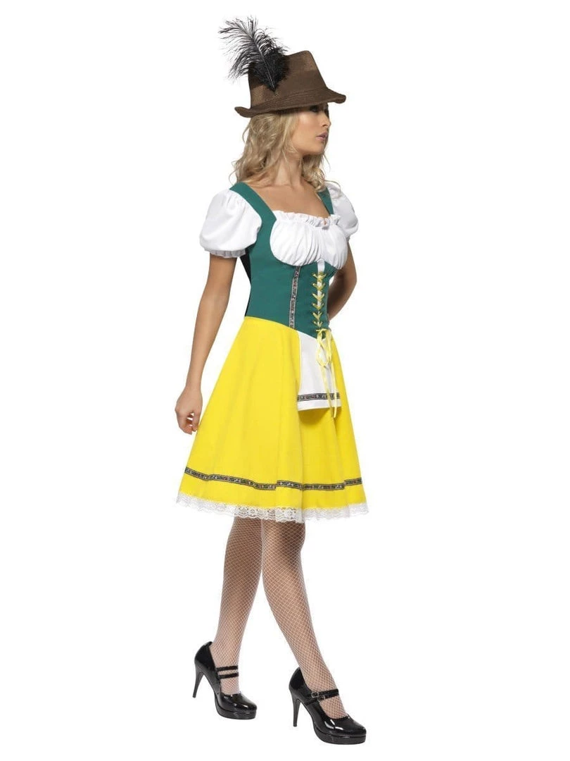 Smiffys Oktoberfest Costume Female Yellow And Green 4 Smiffys Oktoberfest Costume Female Yellow And Green
