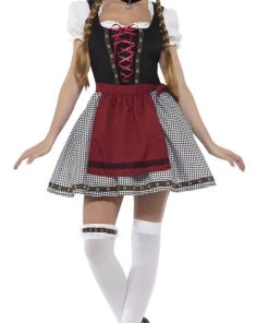 Smiffy's Flirty Fraulein Oktoberfest Bavarian Beer Girl Costume Womens