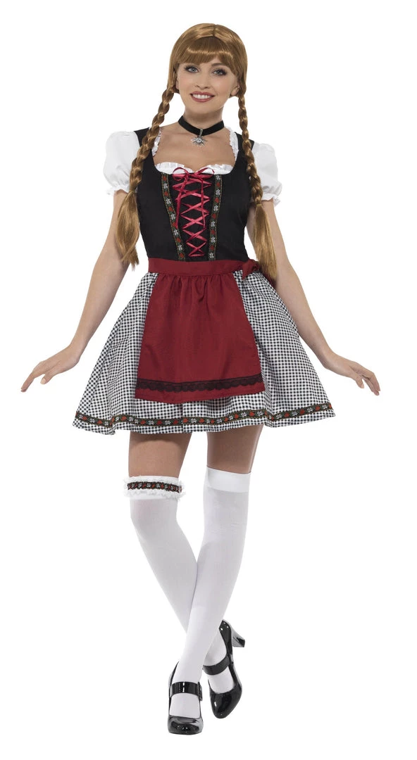 Smiffy's Flirty Fraulein Oktoberfest Bavarian Beer Girl Costume Womens 3 Smiffy's Flirty Fraulein Oktoberfest Bavarian Beer Girl Costume Womens